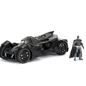 اسباب بازی ماشین فلزی بتموبیل سری Arkham Knight و فیگور بتمن با مقیاس 1:24_اسباب بازی